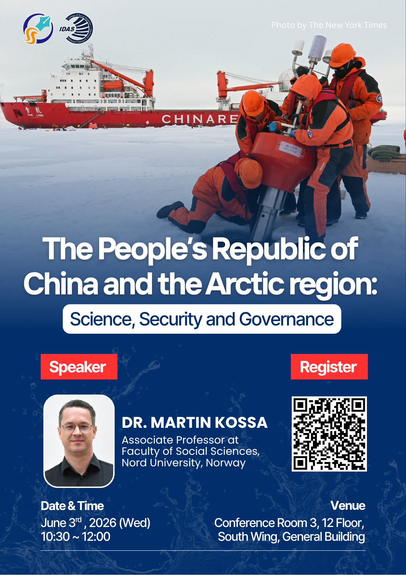 114-2 IDAS Series - The People’s Republic of China and the Arctic region: Science, Security and Governance